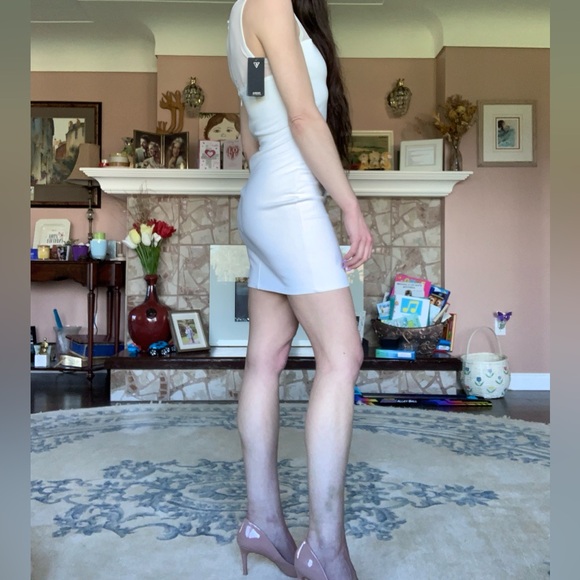 Guess Sweetheart Mesh Yoke Dress - Picture 10 of 14